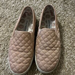 Pink Steve Madden slip on shoes lightly worn